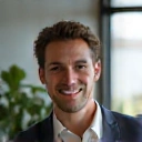 Portrét spokojeného obchodního partnera