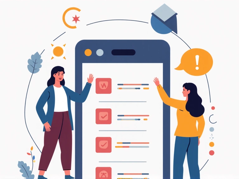 Abstraktní ilustrace brandingu a identity, s logem, firemními barvami a vizuálními prvky.